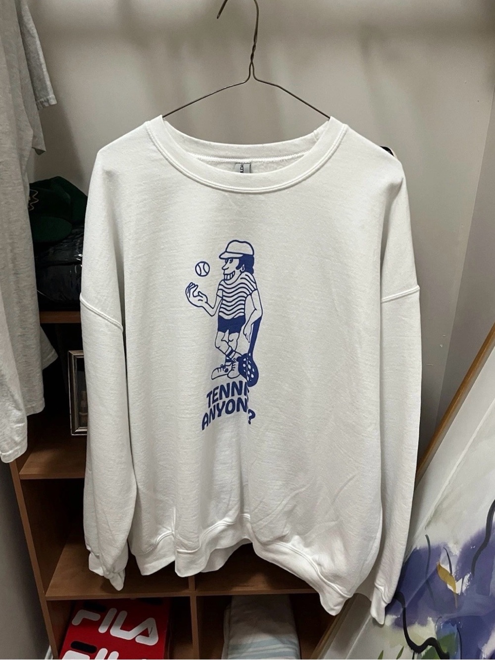 Rowing Blazers x Family Bros. “Tennis Anyone” Crewneck Sweater Large